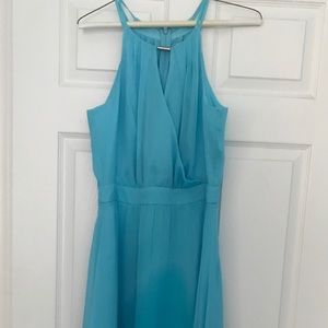White House Black Market Blue Dress size 6